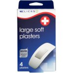 Clicks Large Soft Plasters 4 Plasters
