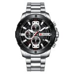 Curren 8336 Chronograph - Silver