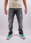 Mens 096 Jeans In Grey - Grey 38