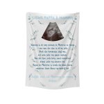 Personalised Fleece Blanket Blue Pennygum Ultrasound Afrikaans Sonar Blanket