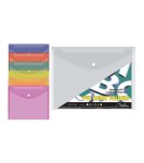 Treeline Yellow A4 Plastic Envelope With Stud