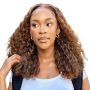 Brazilian Piano Curly Ear To Ear Wig Full Frontal Lace Wig 16