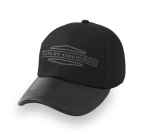 Women’s Stacked Bar & Shield Ponytail Cap – Harley Black