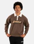 Alberico Ls Polo Shirt - XL Brown