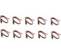 Dc Lead Male Plug 12V Pack Of 10 Power Plug Red