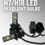 H18 H7 LED High Power LED Headlight Bulbs - Set Of 2