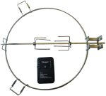 Rotisserie Ring For 57CM Kettle Braai With Motor Shaft & Prongs 5 Kg Roaster