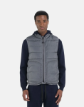 Sleeveless Puffer Jacket Grey - XXL Grey