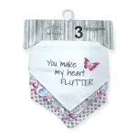 Every Bandana Bib Set Butterfly 3PK