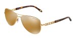 Mirror Gold Plated Womens Aviator Sunglasses In Gold - Gold