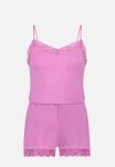 Pj Cami Short Viscose Lace - Pastel Lavender