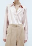 V-neck Blouse - Powder Pink