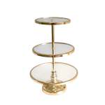 3 Tier Cupcake Stand Gold