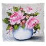 Cup Of Peonies Light Weight Fleece Blanket By Stella Bruwer