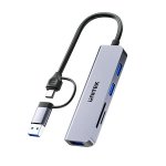 UNITEK Hub 5-IN-1 USB 5GBPS Hub With Sd And Micro Sd Card Reader - H1320A