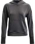 Women's Ua Rival Terry Taped Hoodie - Jet GRAY-010 LG