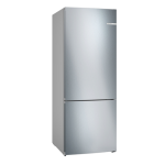 Bosch Series 4 Freestanding Fridge-freezer Bottom Freezer Stainless Steel With Anti-fingerprint KGN55VI20Z
