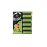 A4 Polyprop Divider Az 16TAB Color Dafrique