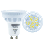 6W LED GU10 Non-dimmable Cool White Combat Econo Lamp