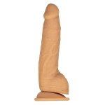 Naked Addiction - Dual Density Silicone Dildo Caramel 20 Cm
