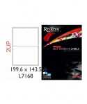 White Laser Label 199 59 X 143 5MM