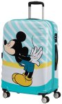 American Tourister Wavebreaker Disney Spinner 4 Wheels 67CM Mickey Blue Kiss
