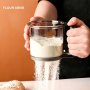 Easy-press Semi-automatic Flour Sifter - Durable Pp Perfect For Baking & Kitchen Use