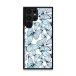 Custom Printed Tpu Cases - Samsung Galaxy S22 Ultra 5G & 39 Blue Butterfly& 39 By