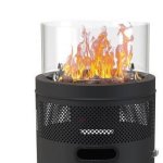 Alva Glass For GHP38 V2 Model Gas Shortstand Firepit Patio Heater