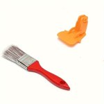 1PC Edging Color Separation Paint Brush Portable And Durable Lightweight Cleaning Brush Tough Painting Brush With Wooden Handle