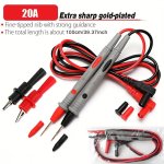 1 Set Of Universal Digital Thin Tip Needle Multimeter Test Leads - 1000V 20A - Increase Your Testing Efficiency