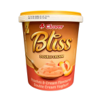 Clover Bliss Peaches & Cream Flavoured Double Cream Yoghurt 1KG