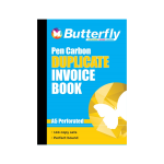 Pen Carbon Book A5 Duplicate Invoice Butterfly