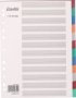 Bantex A4 Pp Dividers - Assorted Colours 12 Division