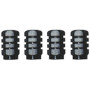 X-Appeal Tyre Valve Cap Set - Black