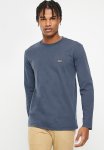 Mens Pigment Dyed Tee Long Sleeve - Mood Indigo