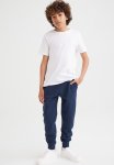 Brushed-inside Joggers - Dark Blue