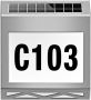 Solar House Number Lamp Stainless Steel Solar Powered Address Light