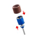 Dremel Ez Speedclic Sanding Mandrel & Bands SC407 3 Piece