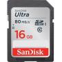 Sandisk Ultra 16GB Class 10 Sdhc Memory Card