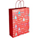 Red Christmas Shine Gift Bag Large