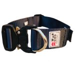 War Dog Medium Black Echo Soft Tactical Dog Collar Waggs Pet Shop