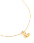 Waterproof Gold Plated Stainless Steel Large Bubble Letter T Necklace