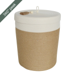 Lidded Laundry Basket - Jute Jungle
