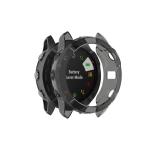 For Garmin Fenix 6X 6X Pro Smart Watch Half Coverage Tpu Protective Case Transparent Black