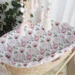 Moses Basket Liner And Fitted Sheet Only Small Fine Peoni Liner And Fitted Sheet