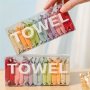 14-PIECE Set Compressed Disposable Towels - Nylon Blend Portable Travel Washcloths Facial Cleansing Thickened Wet & Dry Dual-use - Camping & Hiking Essentials