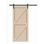 Z Brace Pine Barn Door- Interior Barn Sliding Door Including Mechanism - 920MM L X 2100MMM H X 36MM W