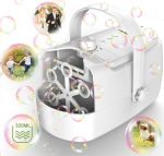 Bubble Machine Durable Automatic Bubble Blower 18000+ Big Bubbles Per Minute Bubbles For Kids Toddlers Bubble Maker Operated By