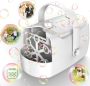 Bubble Machine Durable Automatic Bubble Blower 18000+ Big Bubbles Per Minute Bubbles For Kids Toddlers Bubble Maker Operated By Plugin Or Batteries B